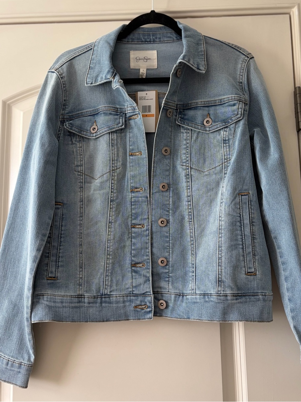 BNWT Jessica Simpson Light Wash Denim Jacket SZ Small